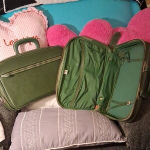 Green Travel Organizer Lingerie Cases 2 Bantam